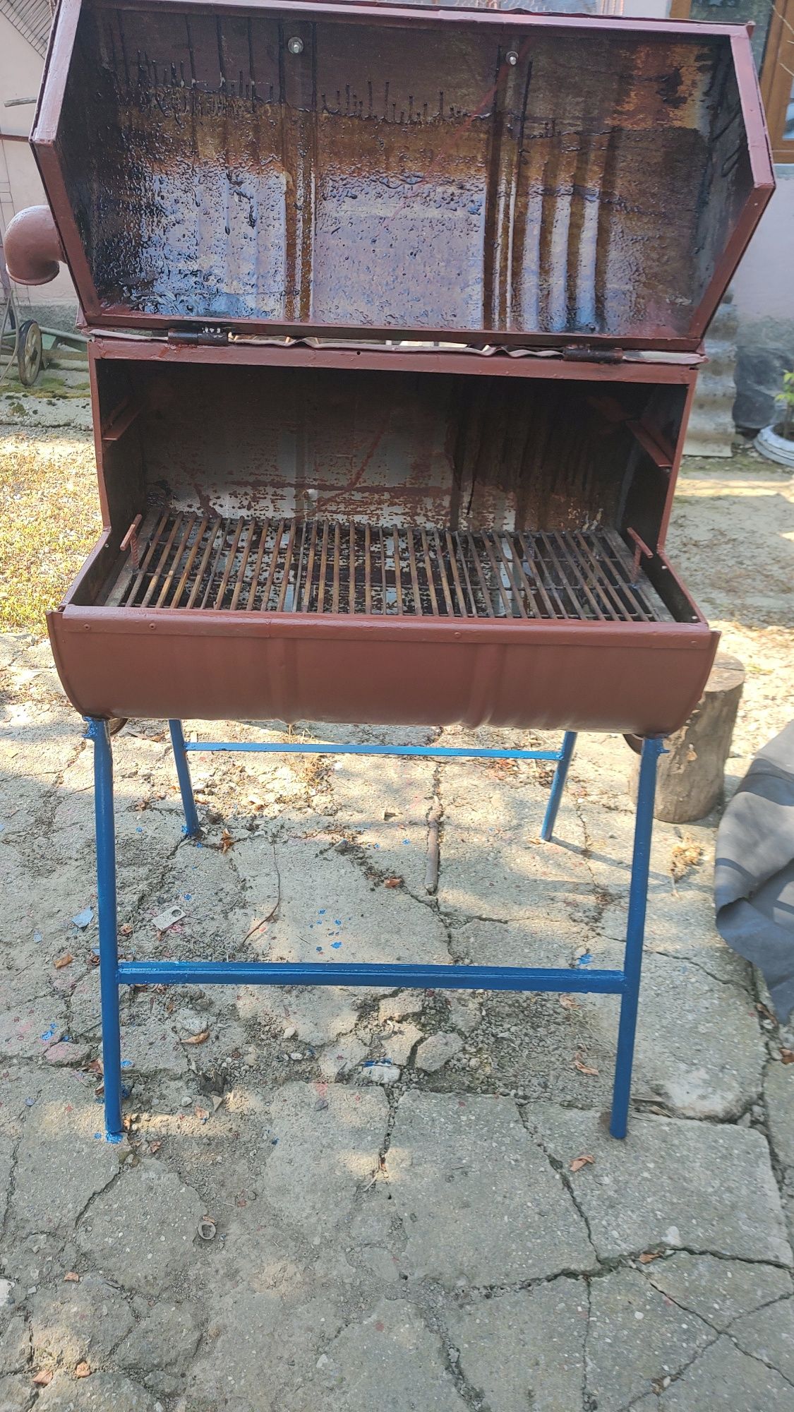 Grătar din butoi