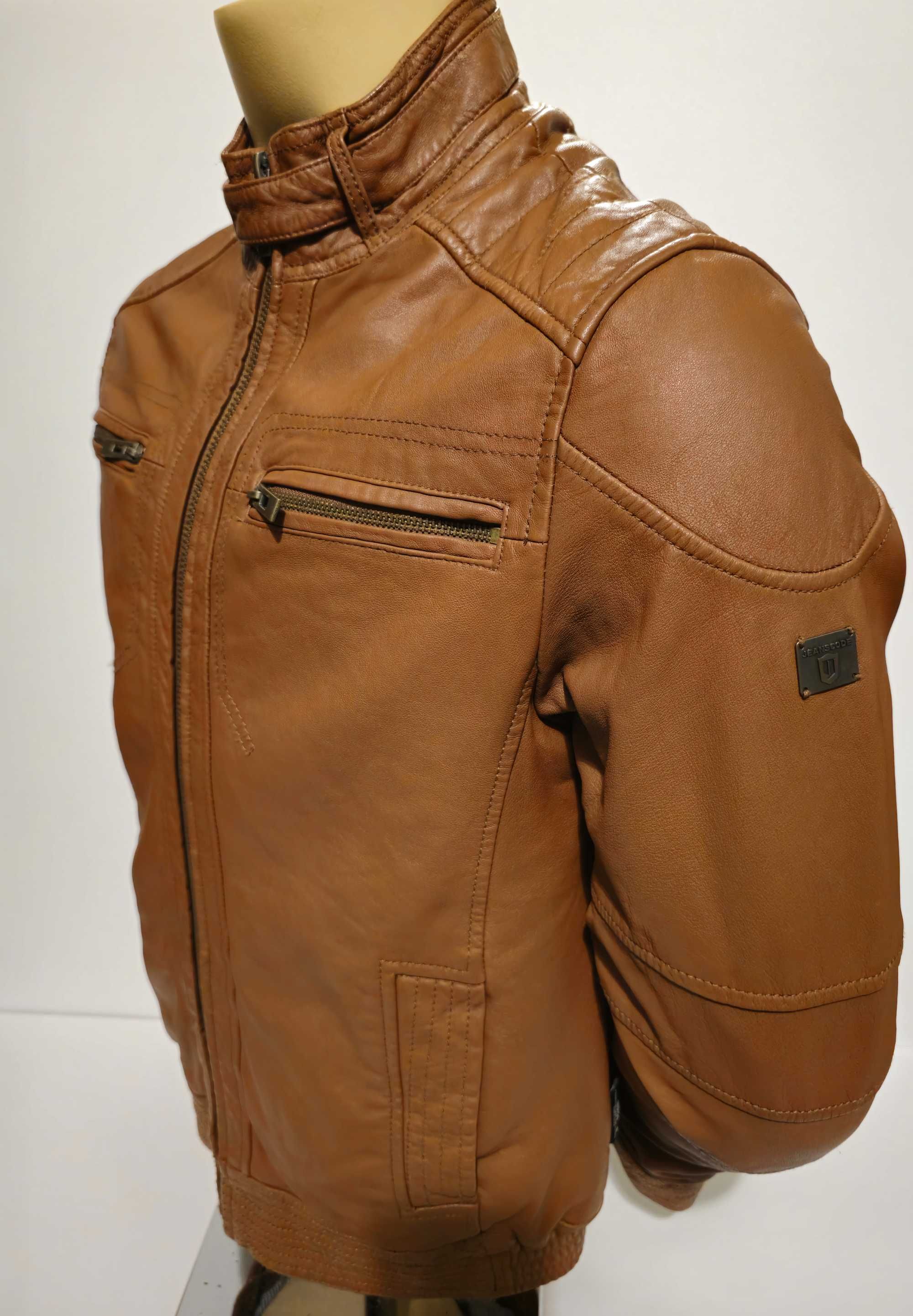 Мъжко кожено яке от естествена кожа  INDICODE