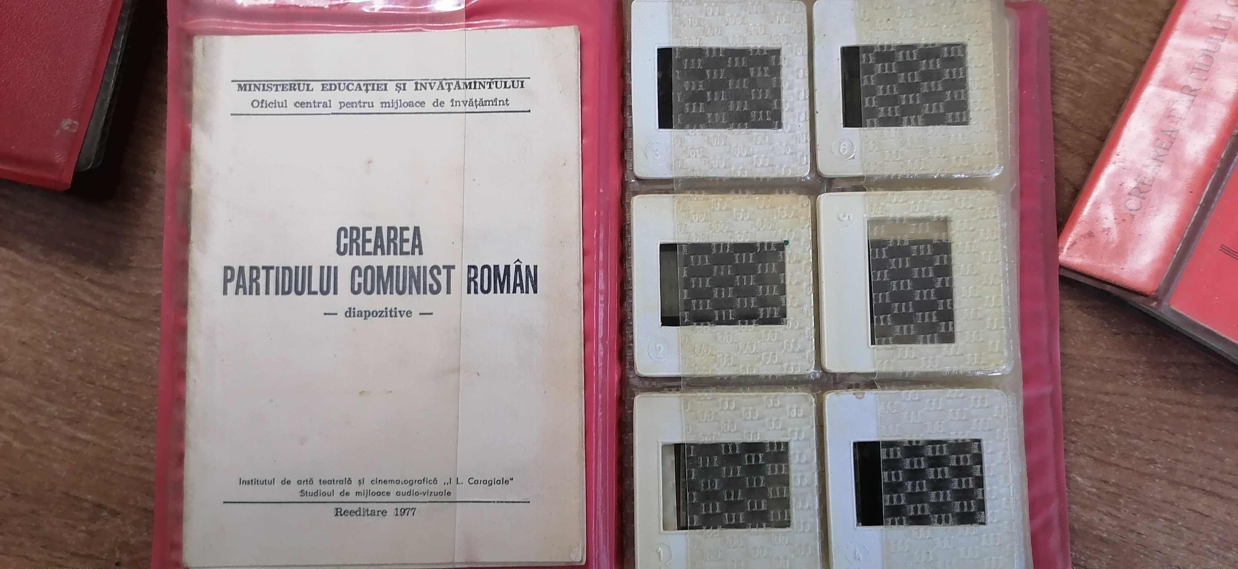 Crearea partidului comunist roman: diafilme 1970