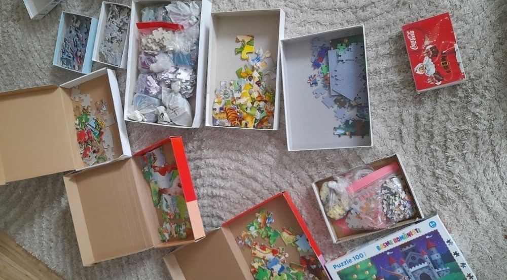 puzzle 3 4 5 ani noriel clementoni trefl castorland 24 25 35 56 60