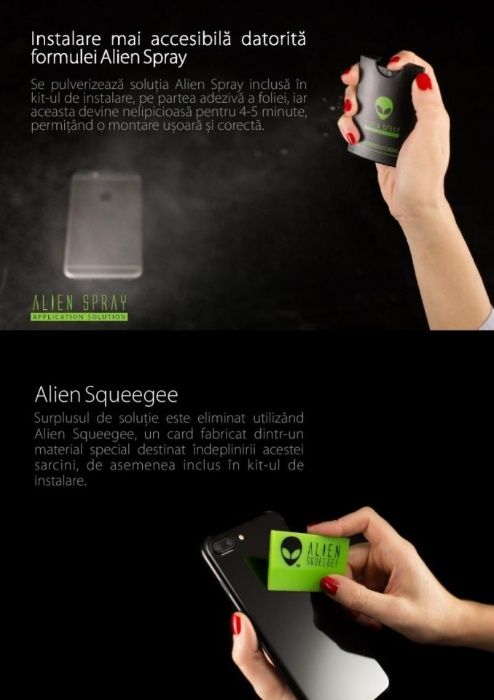 Folie Alien HD, Huawei Mate 20 Pro, protectie fata + Alien fiber