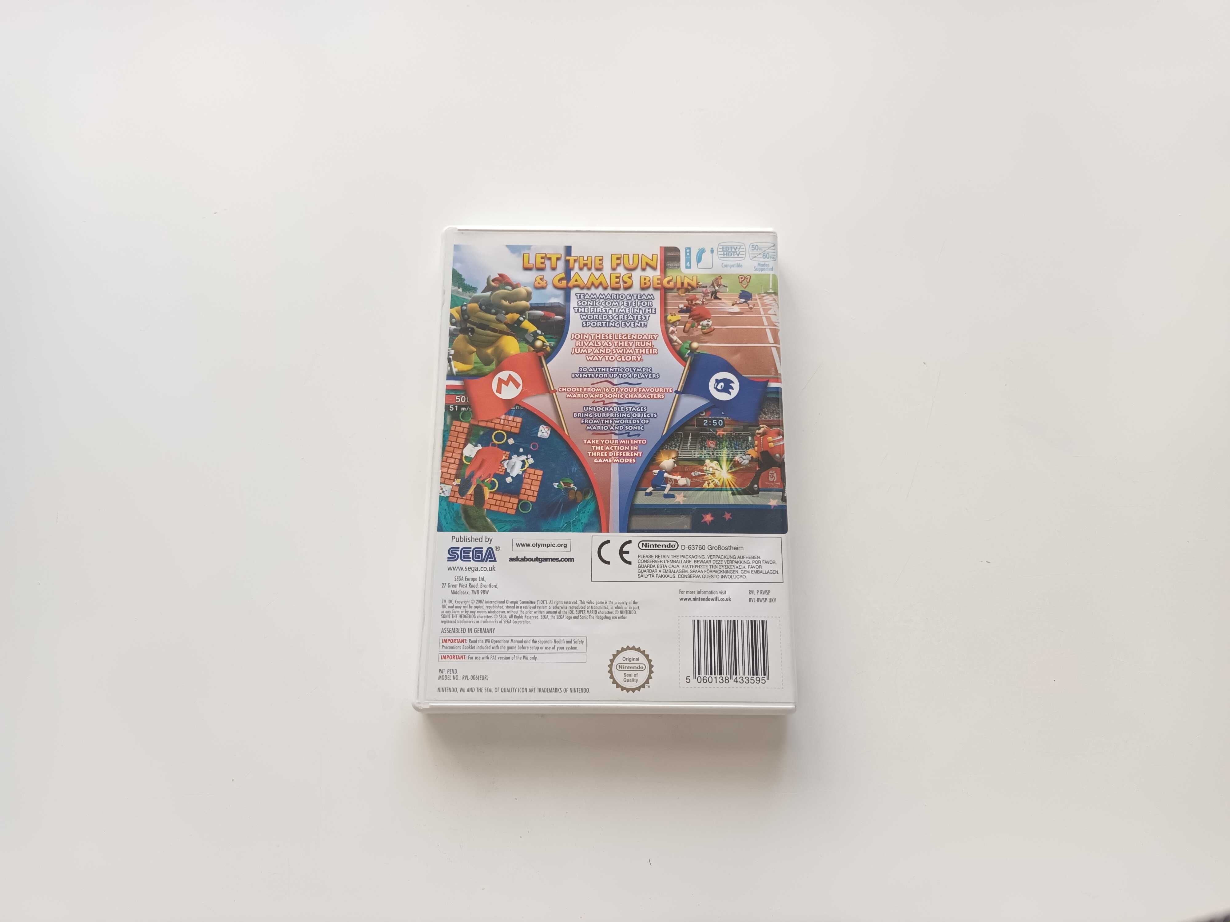 Mario Sonic at the Olympic Games Nintendo Wii
