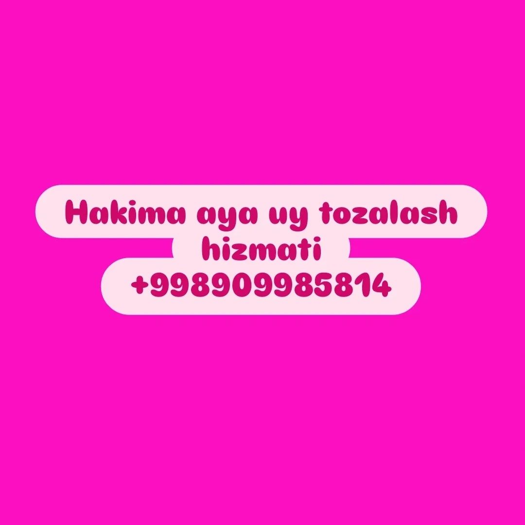 Uy tozalash hizmati