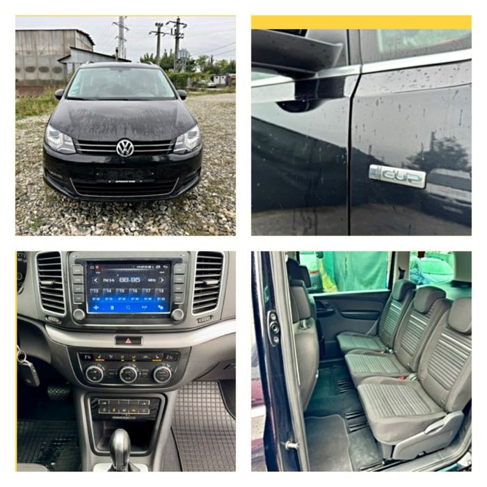 Vw Sharan 2014 CUP 2.0 tdi - DSG, 5 locuri, navi, usi electrice, xenon