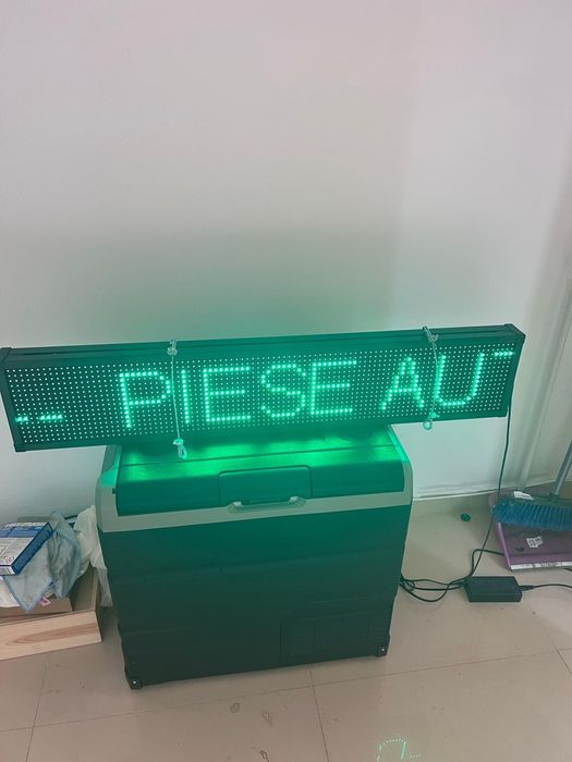 Reclama luminoasa de exterior multicolora 100x20(folosita 2 luni)