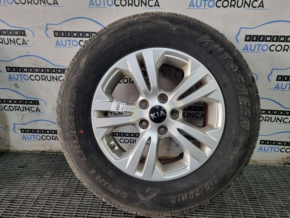 Jante aliaj Kia Sportage IV 2016 - 2018 (1355) R16 Cu anvelope 6*5j et 42*5 5*114*3