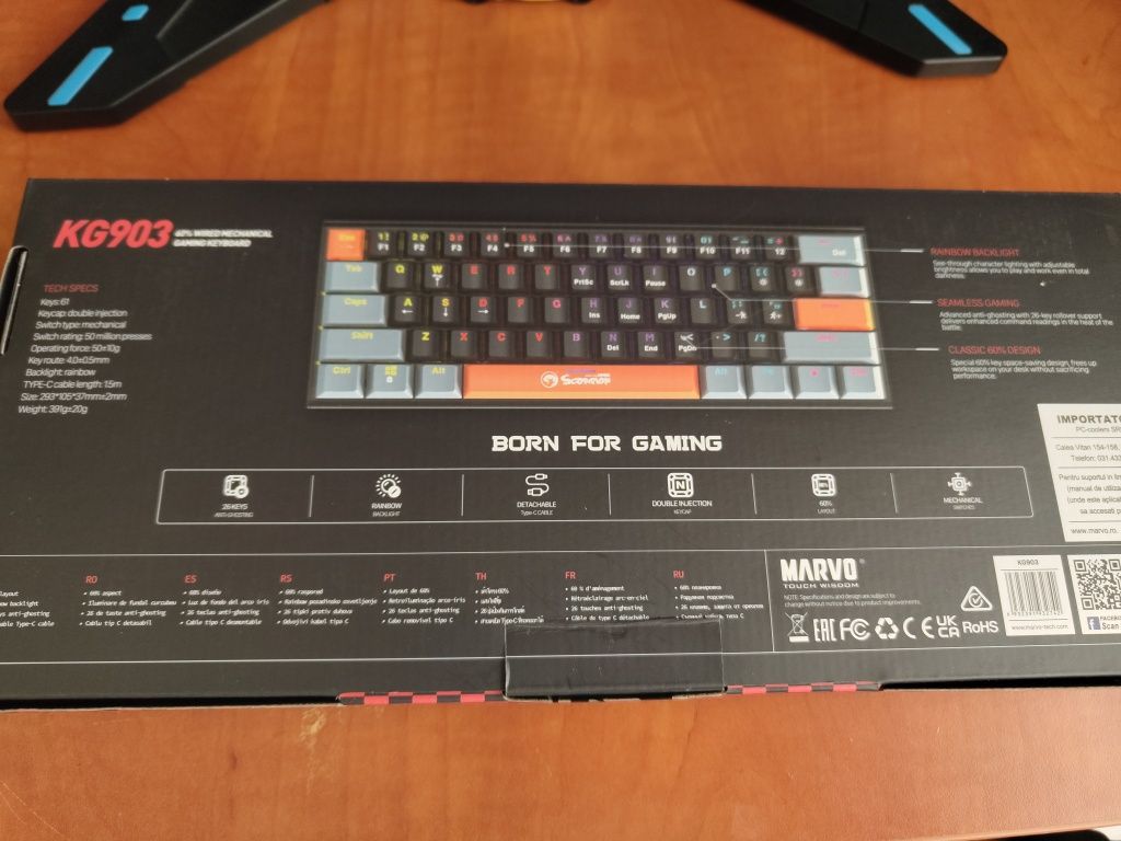 Tastatura mecanica sigilată KG903