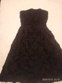 Мини платье чёрное