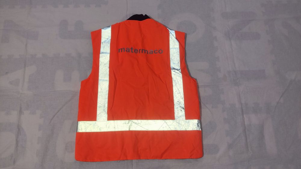 Vesta groasă căptușită reflectorizantă lucru șantier munca șofer tir