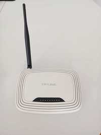Wi Fi Router TP-Link TL-WR740 150 Mbps Използван Със Зарядно