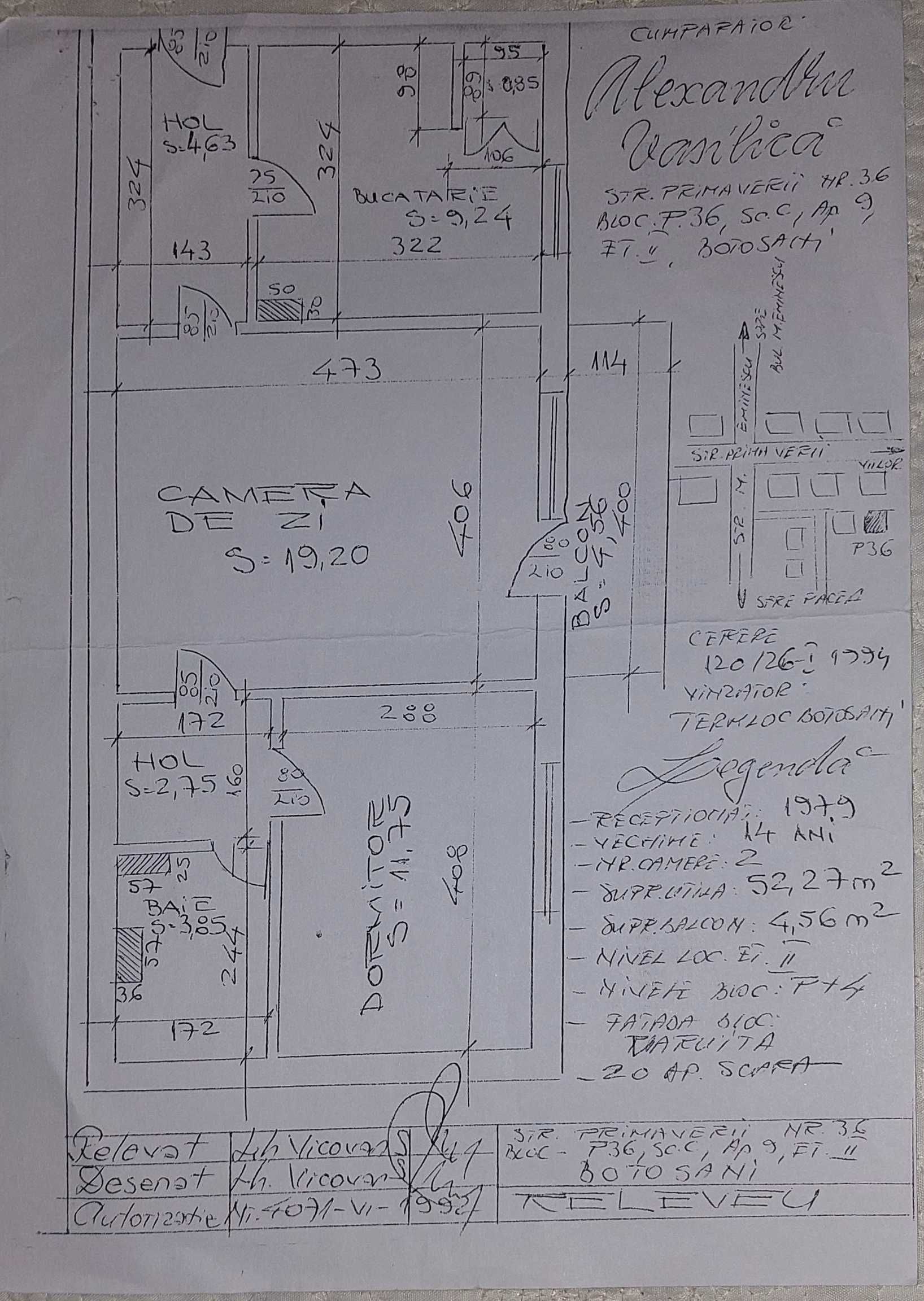 Apartament 2 camere semidecomandat