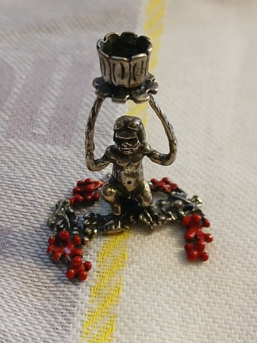 Miniatura argint masiv 800