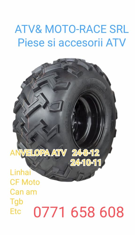 Anvelopa Cauciuc atv Linhai Cf moto Tgb Can am  etc