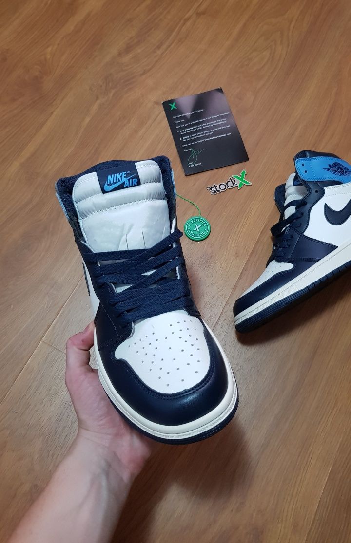 Adidași Jordan 1 Obsidian • STOC: 41 • Livrare rapidă 1-2 zile •