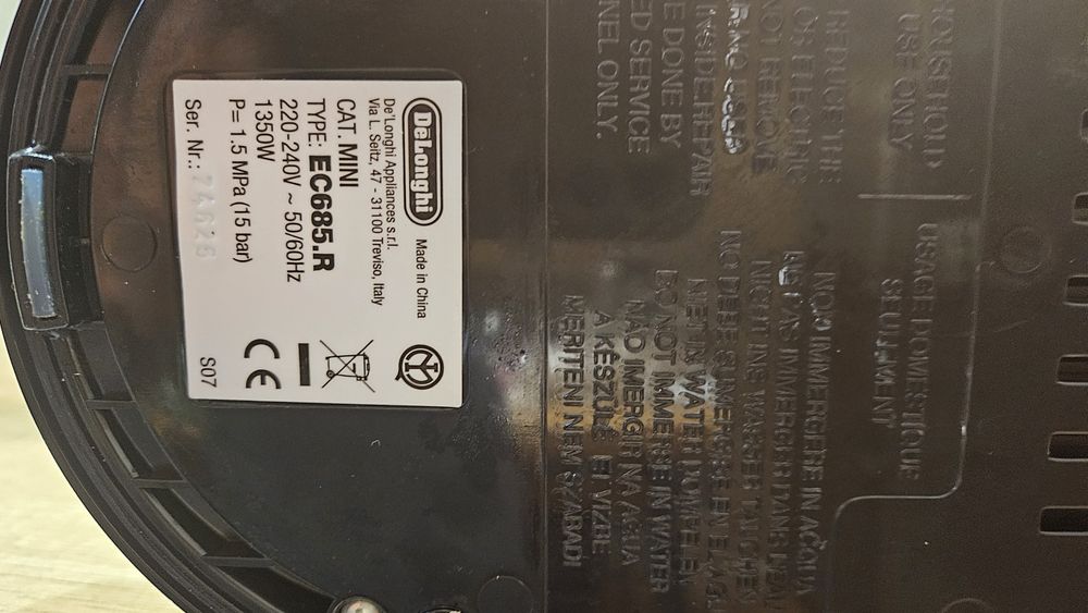 Vand Expresor Delonghi