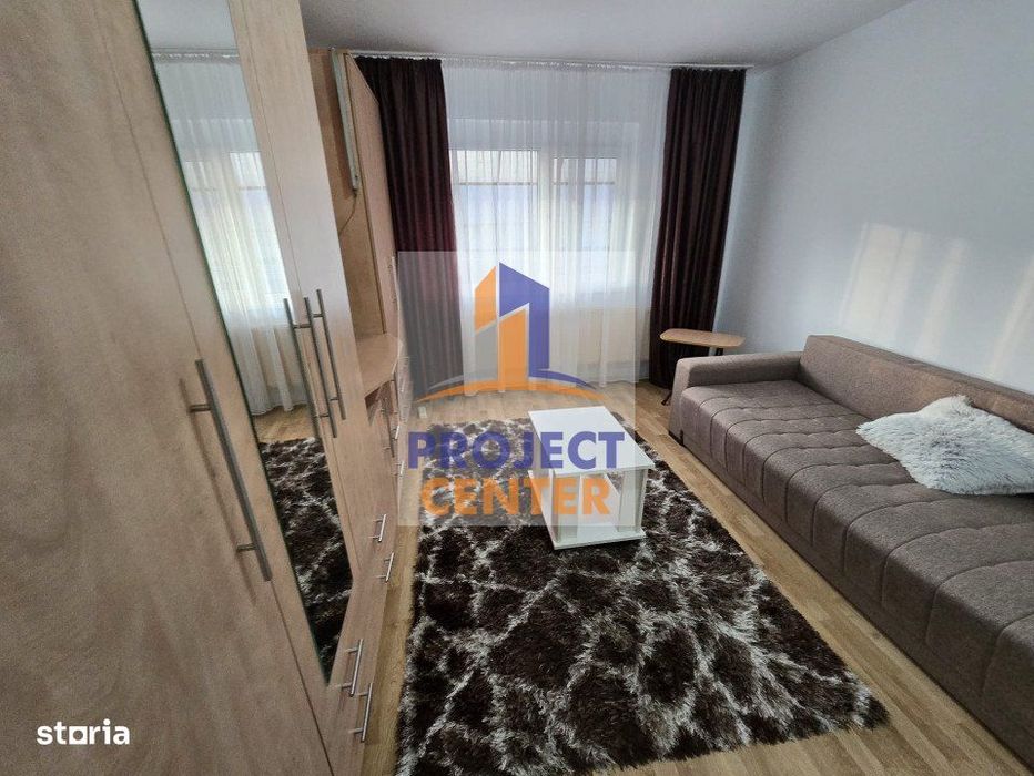 Garsoniera, etajul 1, zona Dedeman, mobilata, utilata