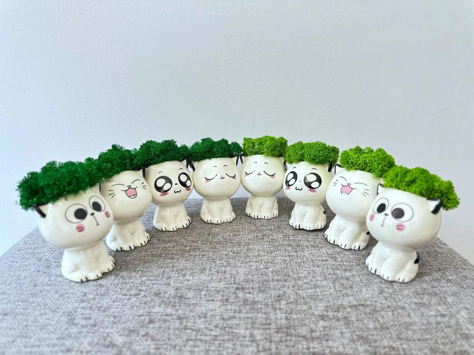 Cadou Figurine pisica licheni stabilizati