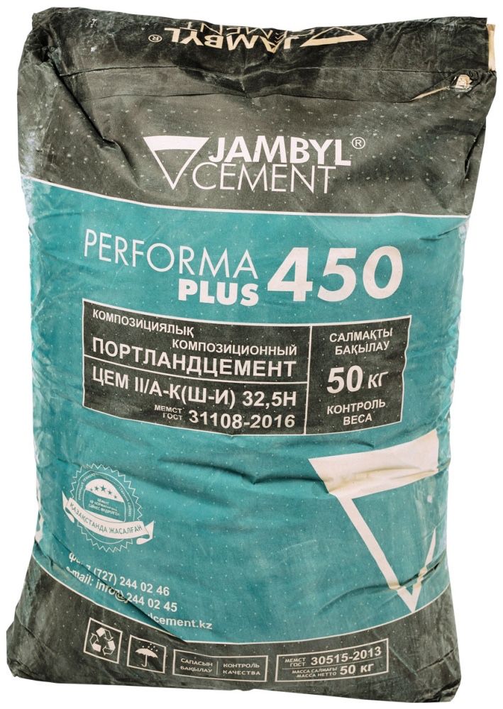 Цемент Jambyl Cement / Жамбыл Цемент Марки М450