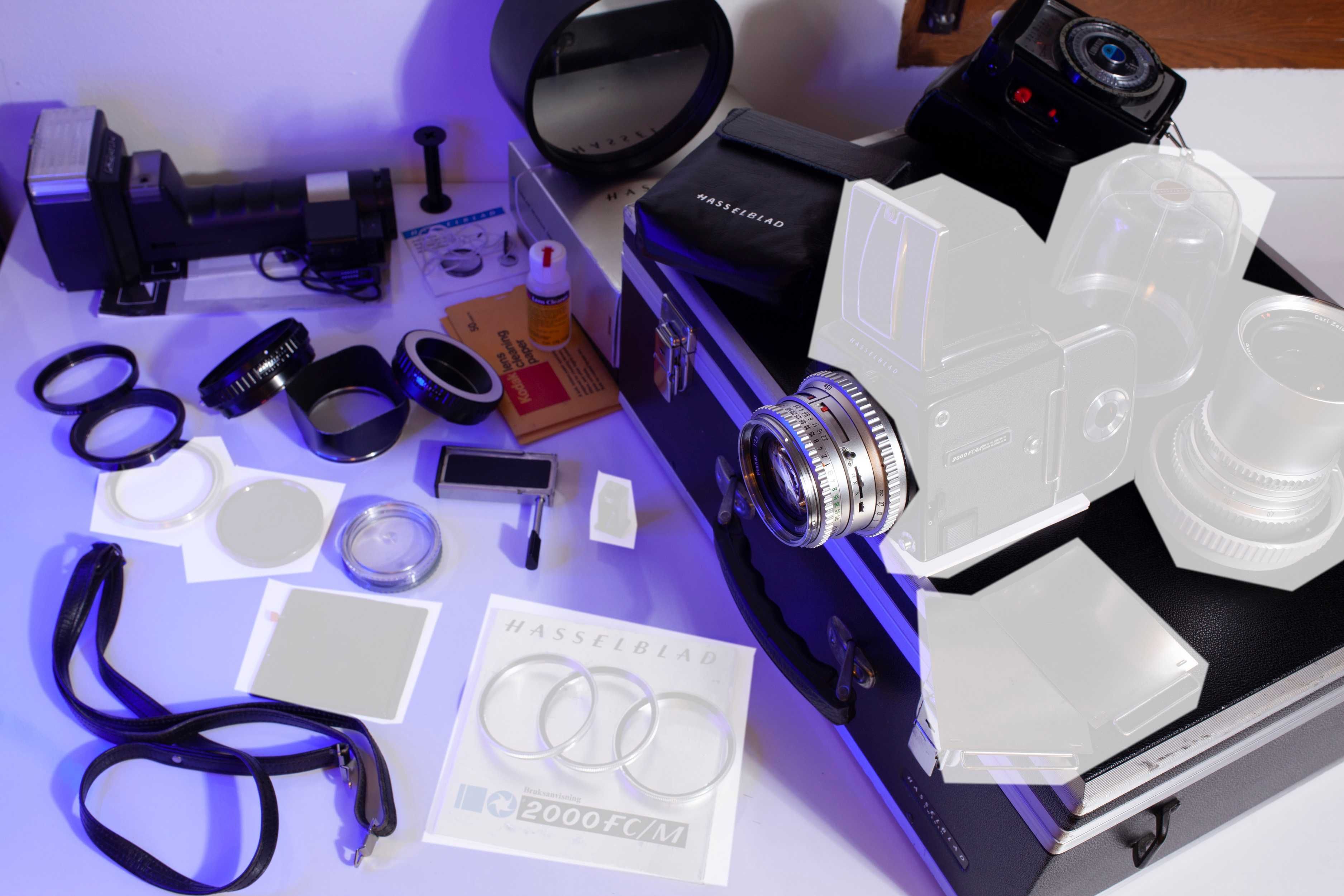 Hasselblad Kit Studio/ Planar 80mm f/2.8 + Accessorii