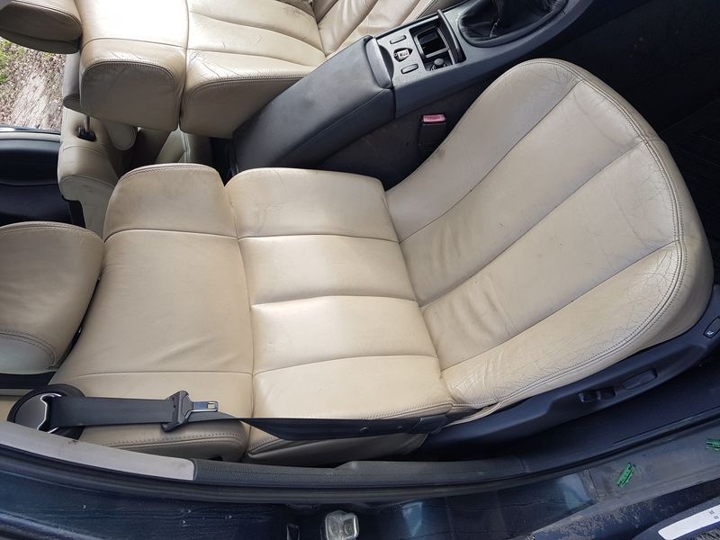 Interior Piele FARA Incalzire Scaune Fata Stanga Dreapta si Bancheta Renault Vel Satis 2001  2009