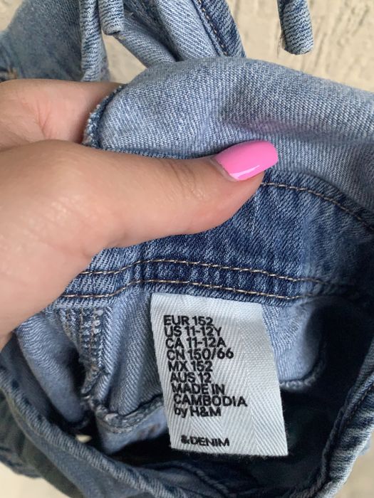 Salopeta de blugi, copii