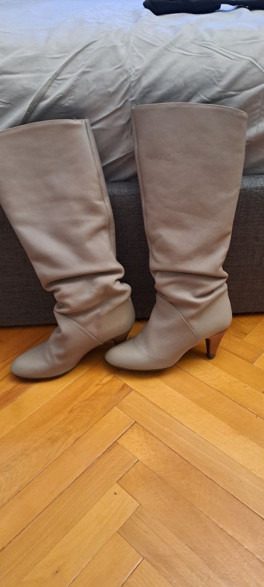Cizme piele Zara, marimea 37