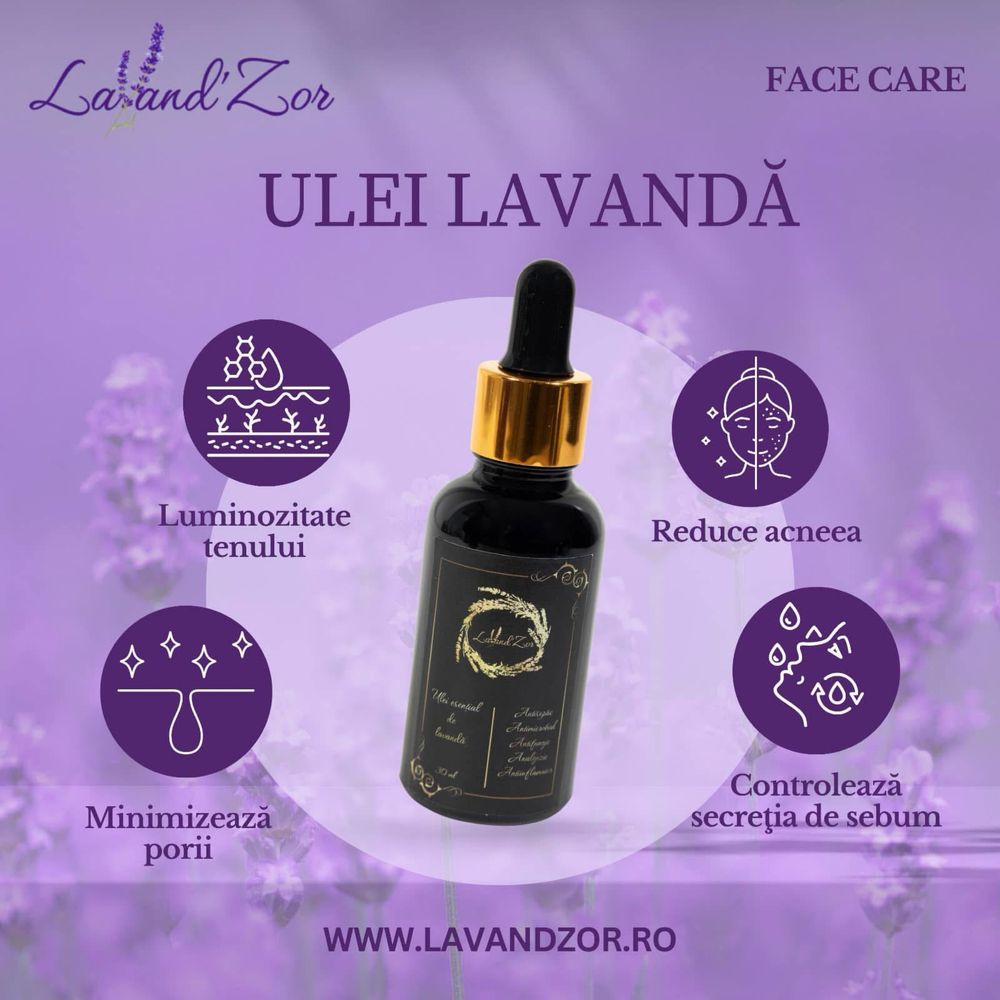 Ulei esential de lavanda 100% natural