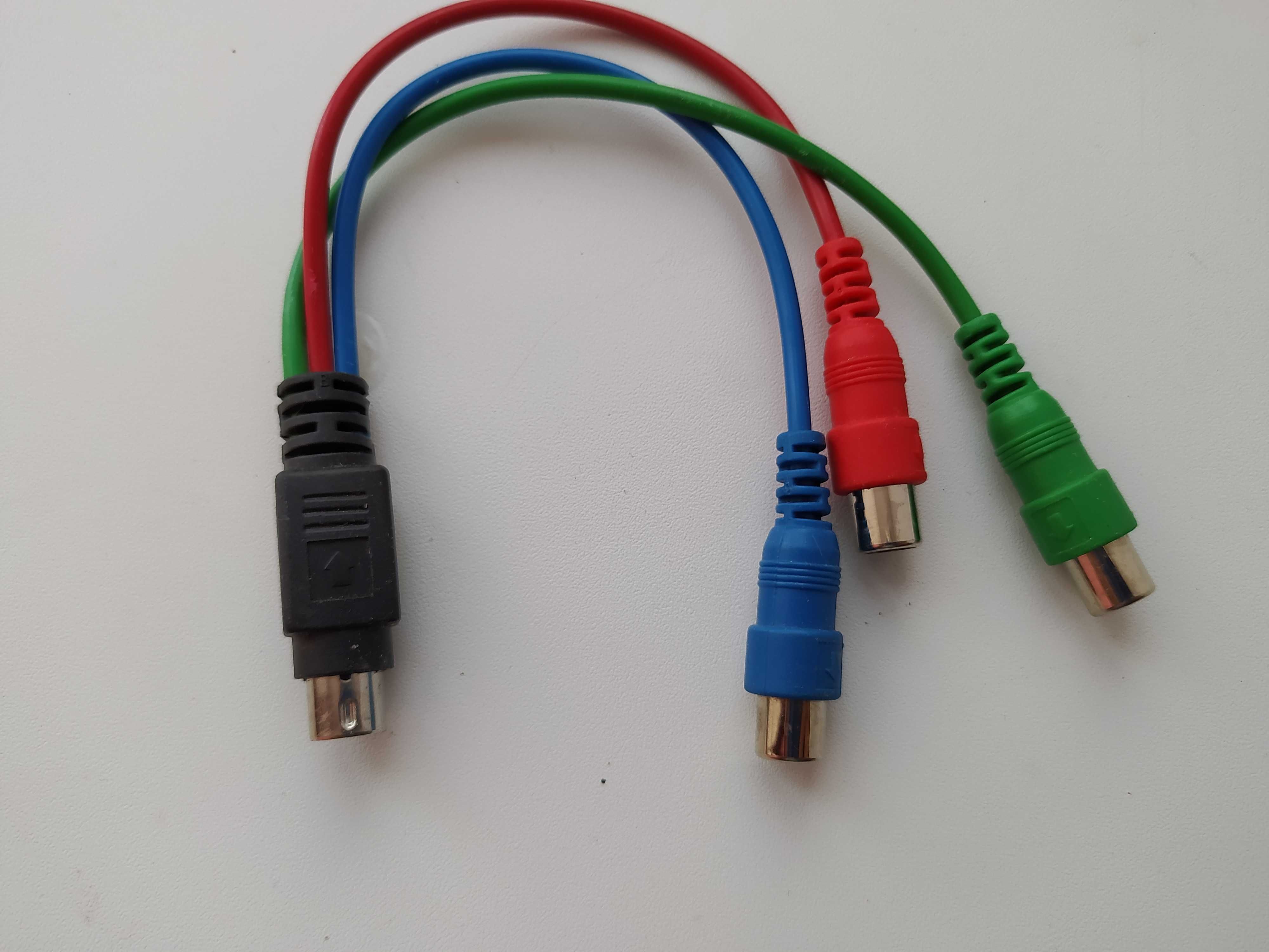 Переходник S-Video (7pin)–3xRCA (AV/тюльпаны)