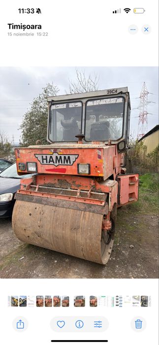 Vand  Cilindru compactor Hamm DV 6  8 to