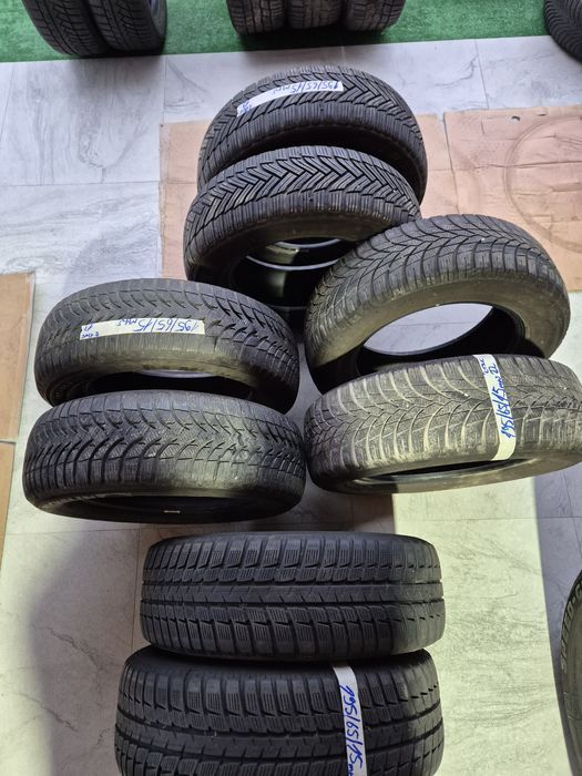 Vând cauciucuri 195/65/15 M+S seturi de câte 2 buc imp Germania