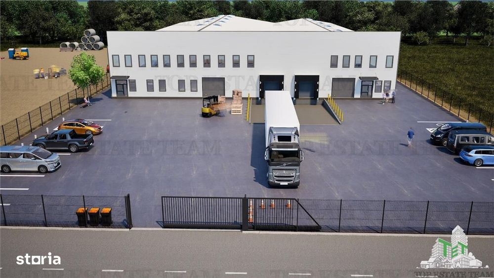 Teren cu Autorizatie pentru Hala in Balotesti