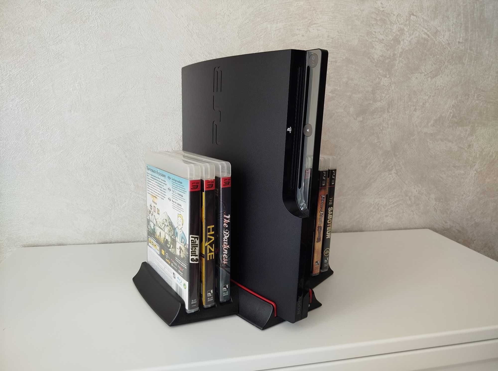 Playstation 3 подставка для консоли PS3 и дисков