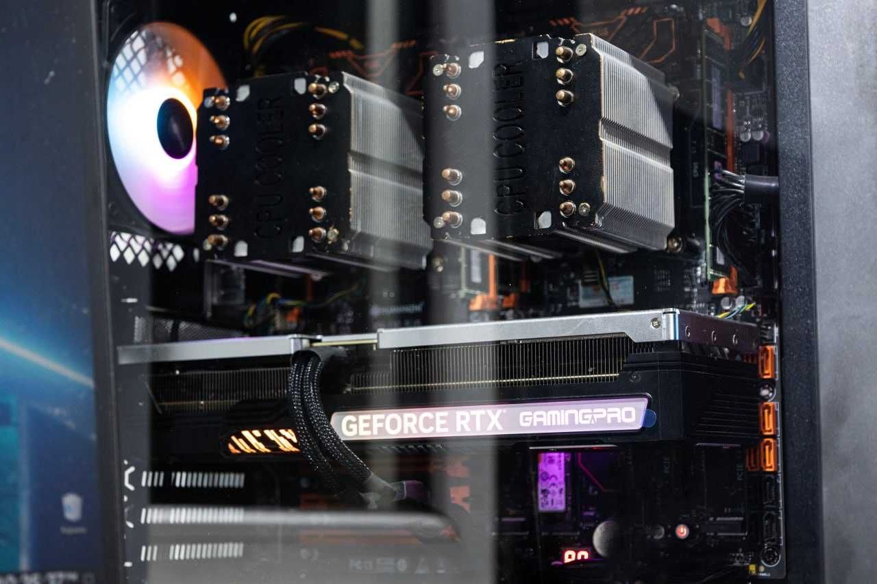 СРОЧНО мощный PC для 3D 2D проектов 2Xeon RTX 4080 RAM256gb SSD1tb