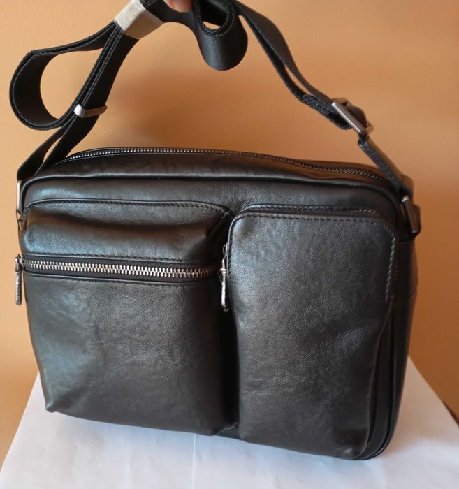 Чанта за мъже. Естествена кожа. Стилен. Нов.