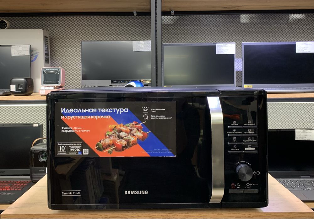 Микроволновая печь Samsung MG23K3575AK, черный, отдельностоящая,10975/