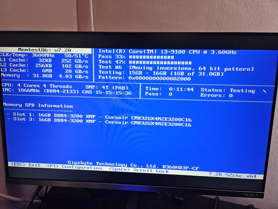 Kit memorii 2x 16GB DDR4 3200Mhz Corsair Vengeance LPX dual channel