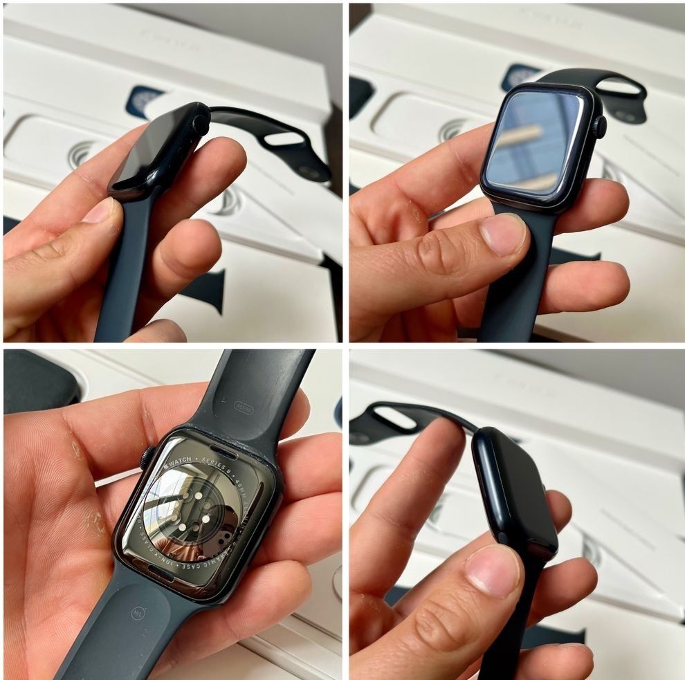 Apple watch 8 45mm Midnight Идеал Состояния Полни комплект Акб 100%