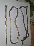 2 Lanturi si o bratara aur 18k