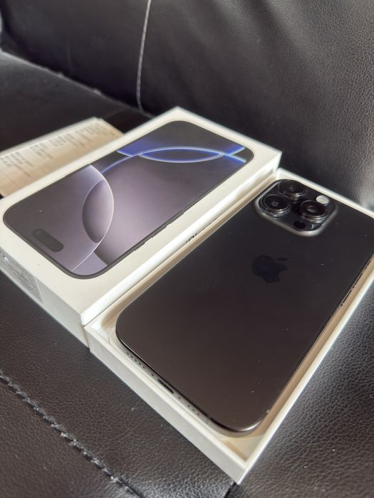 iPhone 16 pro Black Titanium 256gb
