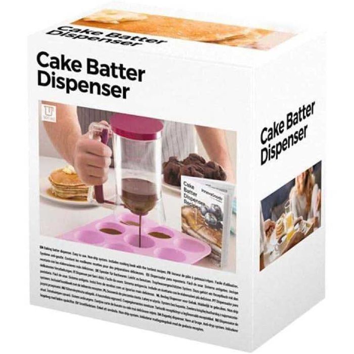 Dozator aluat cu capac si scala de masurare pt. clatite briose 900ml