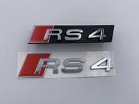 Set Embleme Audi RS4 crom