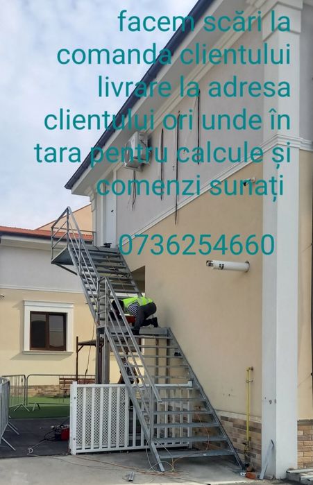 Scări de exterior metalice