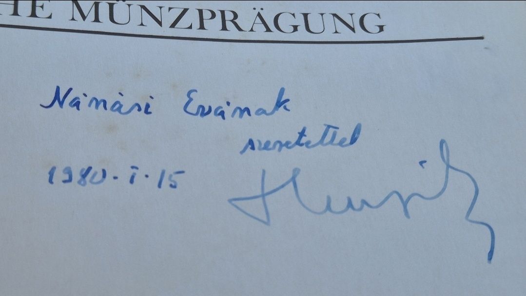 Catalog monede Huszar Lajos Munzkatalog dedicat