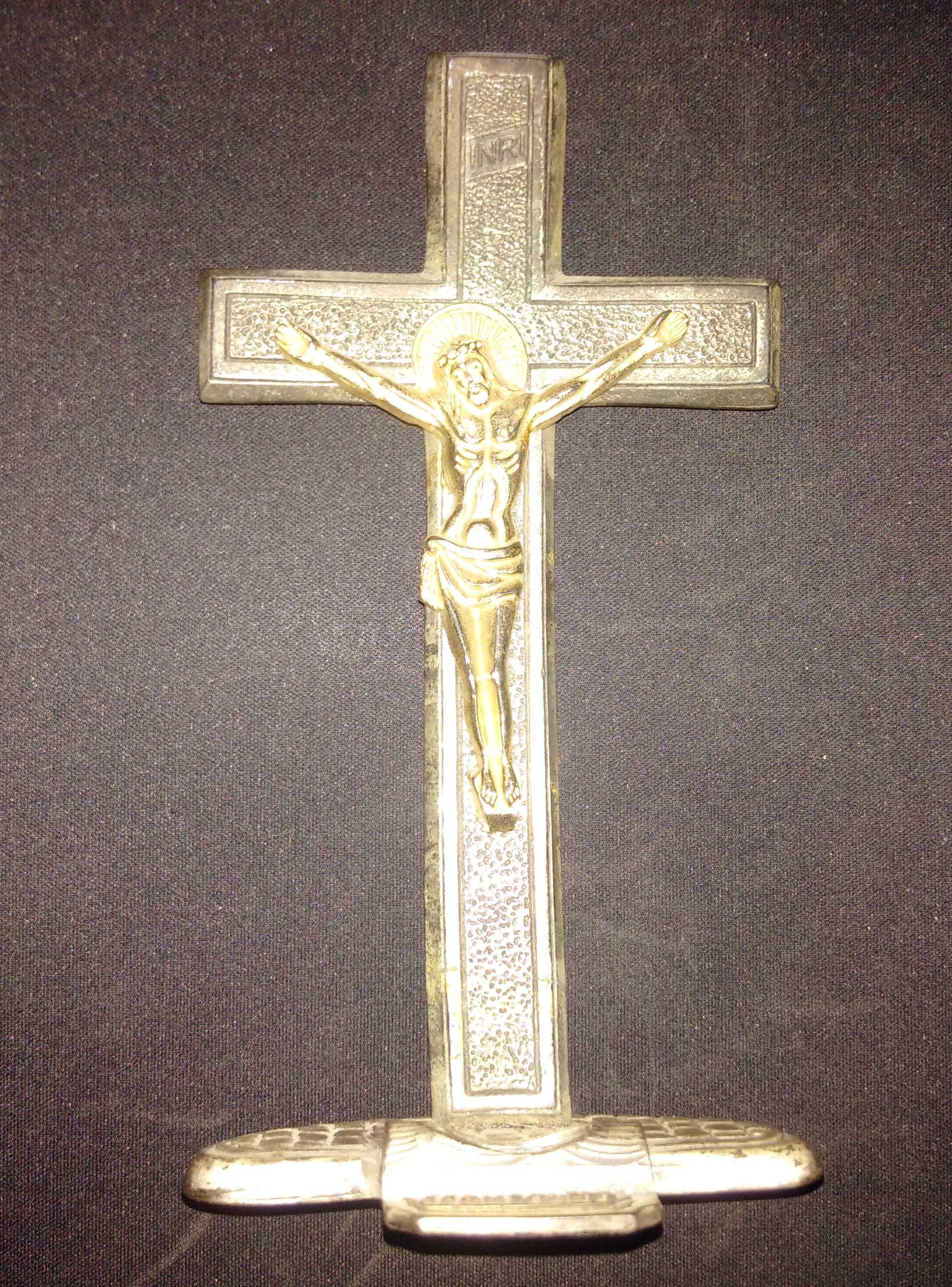 Crucifix si icoana argintata