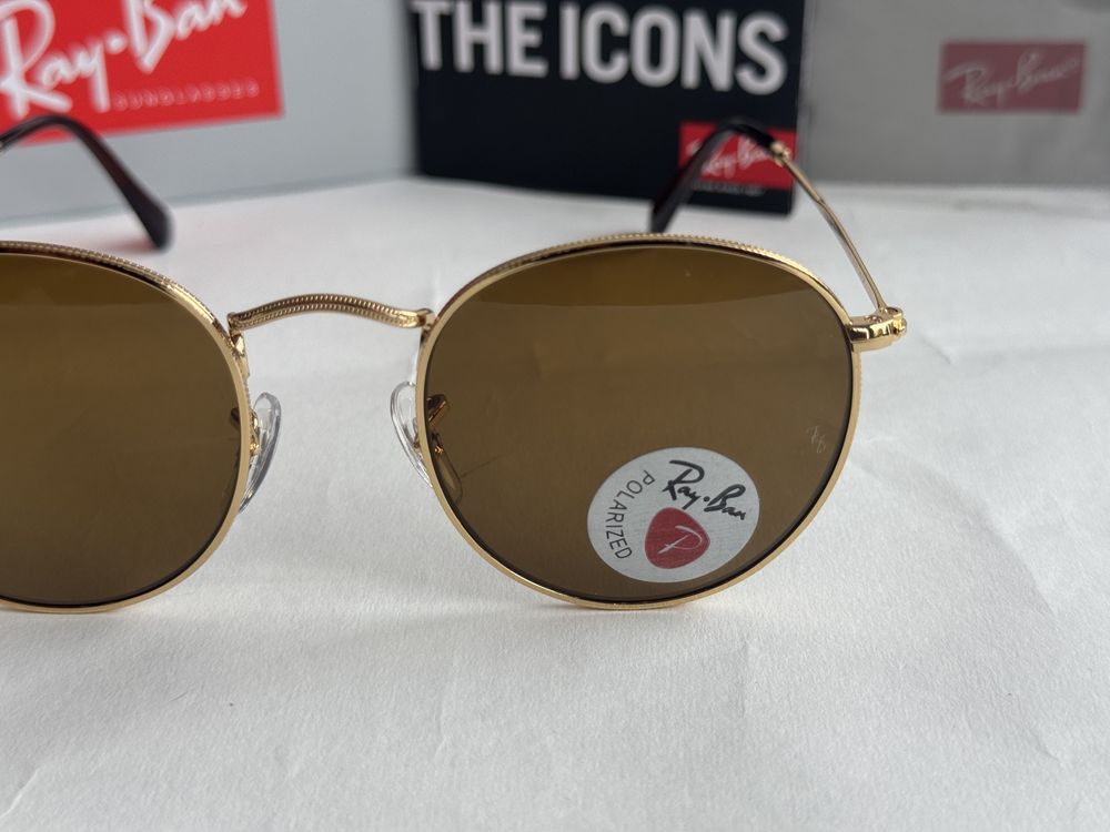 Ochelari de soare RAY BAN 3447 Round Metal Polarizati Noi
