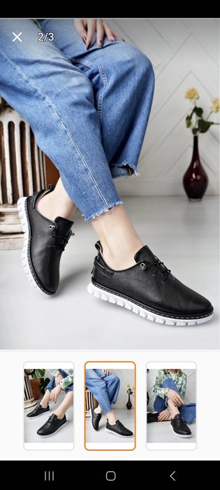 Vând pantofi piele naturala dama