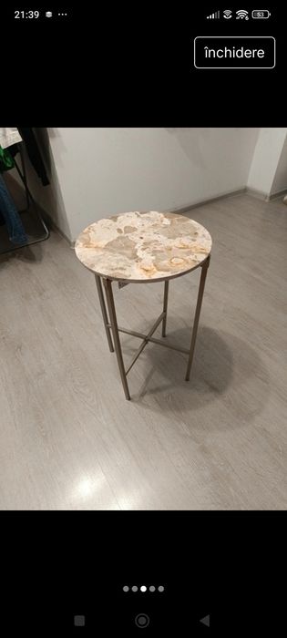 Masa cafea marmură noua