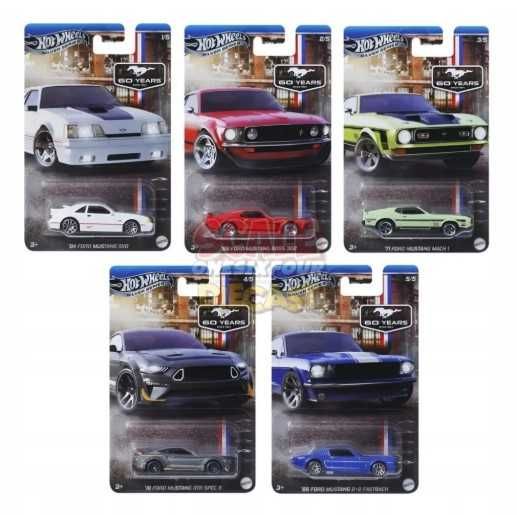 Hot wheels Mustang set