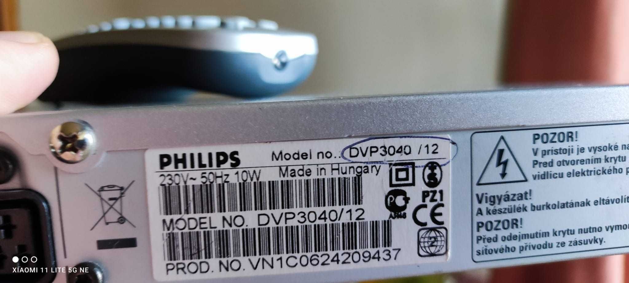 DVD player Philips DVP3040 / 12 + telecomanda