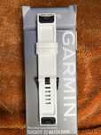 Curea garmin 22mm impecabila alba